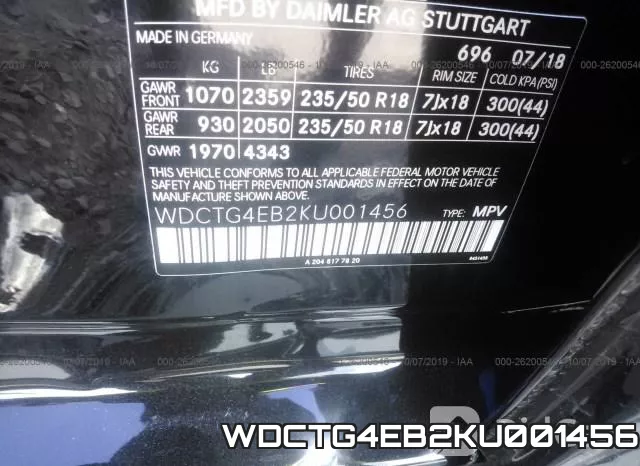 WDCTG4EB2KU001456 фото 10