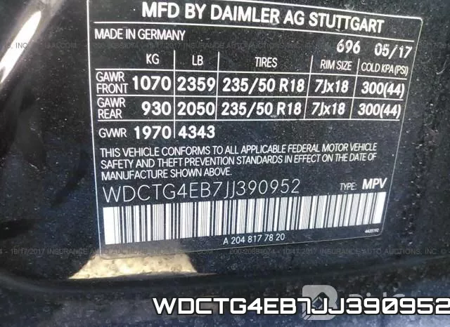 WDCTG4EB7JJ390952 фото 10