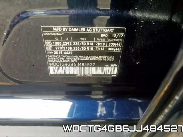 WDCTG4GB6JJ484527 фото 2