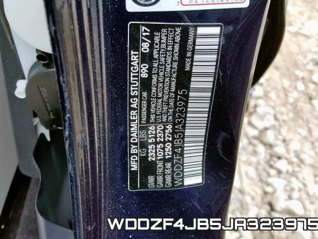 WDDZF4JB5JA323975 фото 2
