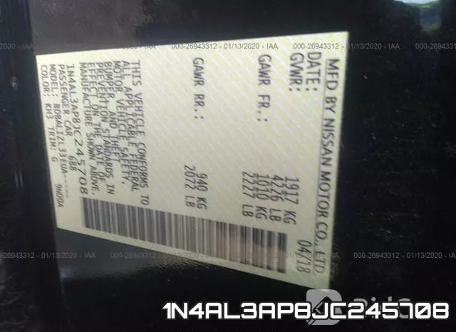 1N4AL3AP8JC245708 фото 10