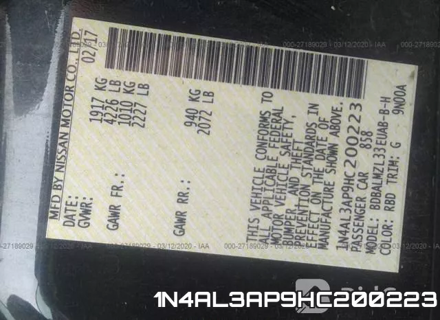 1N4AL3AP9HC200223 фото 10