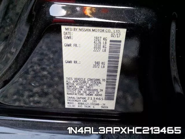 1N4AL3APXHC213465 фото 2
