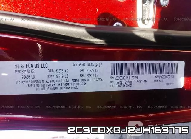 2C3CDXGJ2JH163775 фото 10