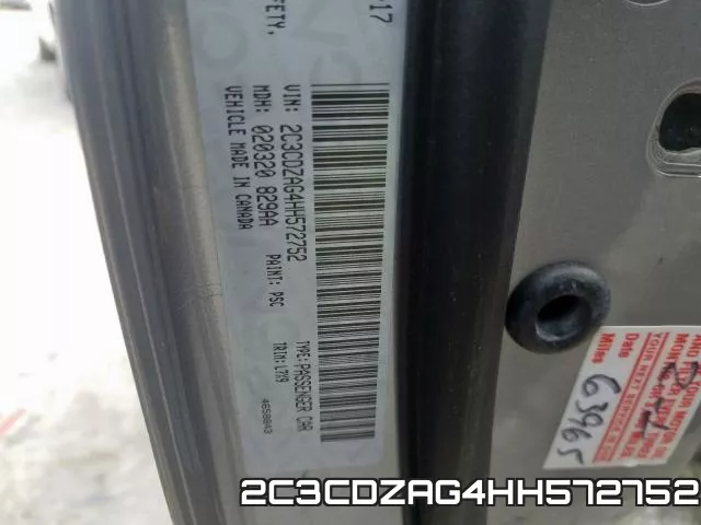 2C3CDZAG4HH572752 фото 2
