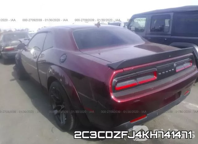 2C3CDZFJ4KH741471 фото 4
