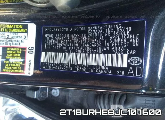 2T1BURHE8JC107600 фото 10