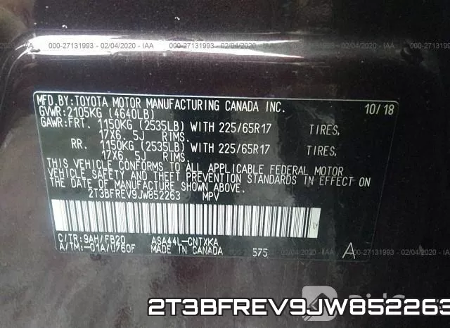 2T3BFREV9JW852263 фото 10