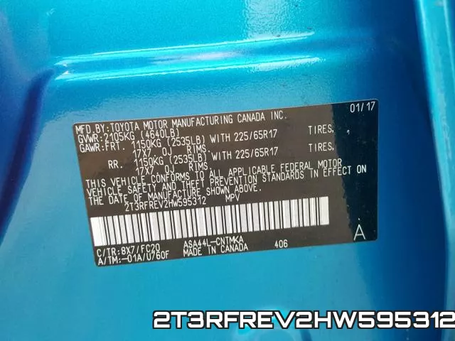 2T3RFREV2HW595312 фото 2