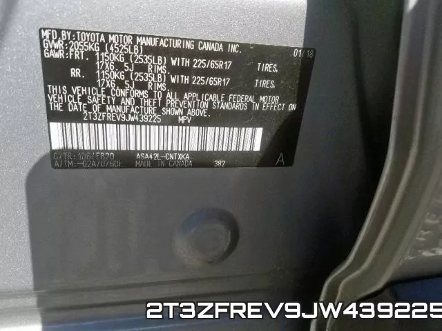 2T3ZFREV9JW439225 фото 2