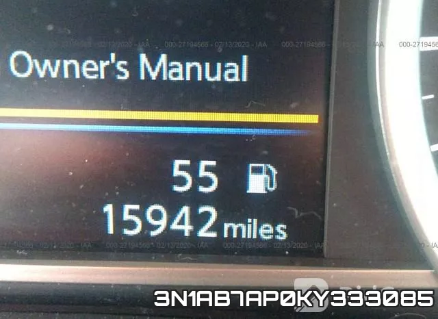 3N1AB7AP0KY333085 фото 8