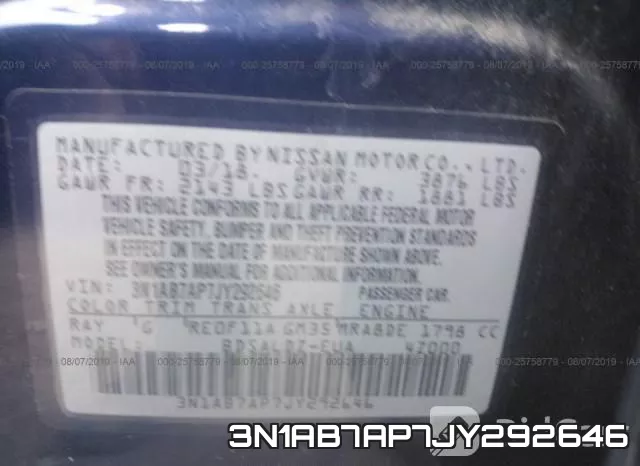 3N1AB7AP7JY292646 фото 10
