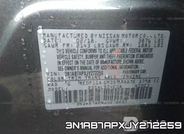 3N1AB7APXJY272259 фото 10