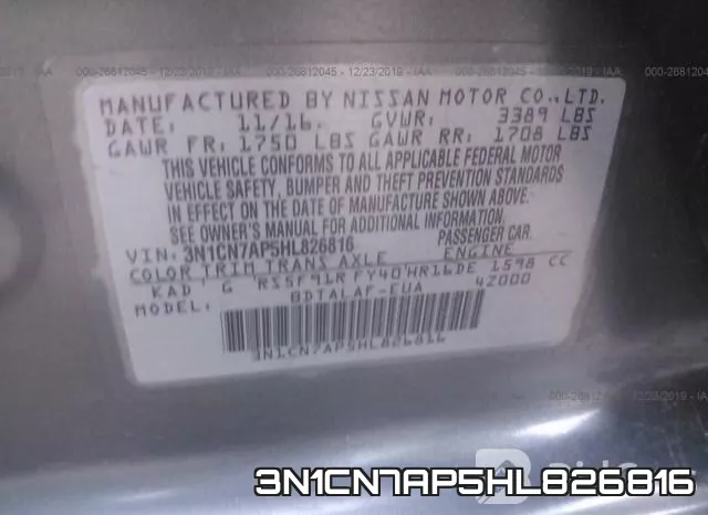 3N1CN7AP5HL826816 фото 10