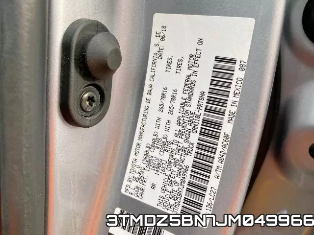 3TMDZ5BN7JM049966 фото 2