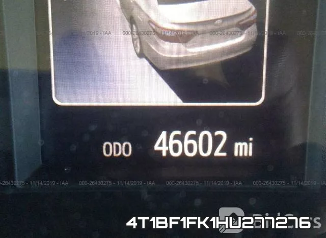 4T1BF1FK1HU277276 фото 8