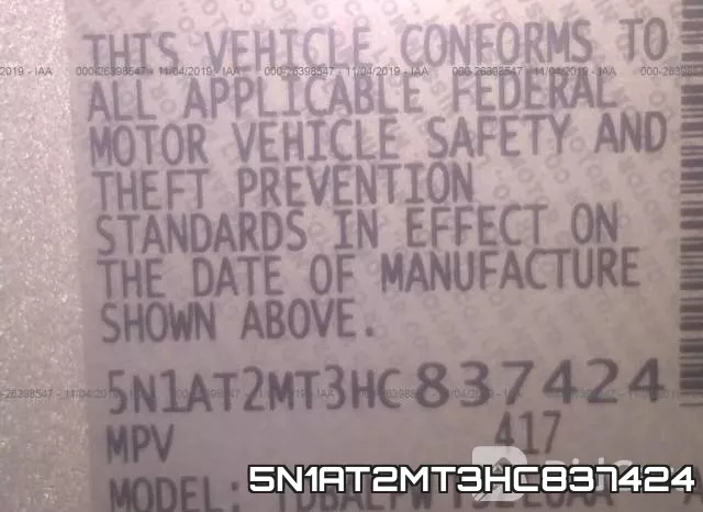 5N1AT2MT3HC837424 фото 10