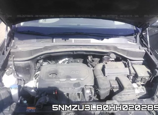 5NMZU3LB0HH020285 фото 2