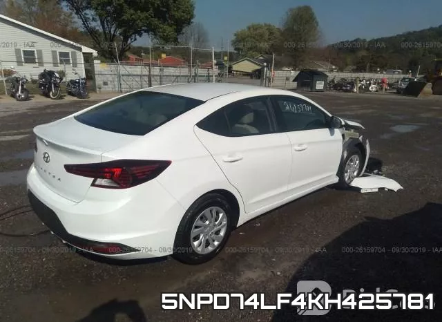 5NPD74LF4KH425781 фото 5