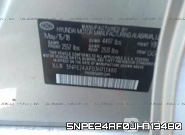 5NPE24AF0JH713480 фото 10