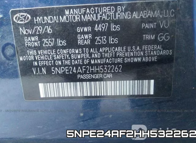 5NPE24AF2HH532262 фото 10