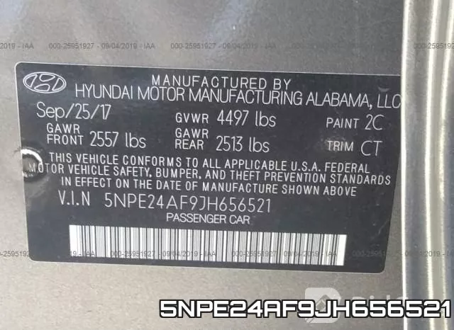 5NPE24AF9JH656521 фото 10
