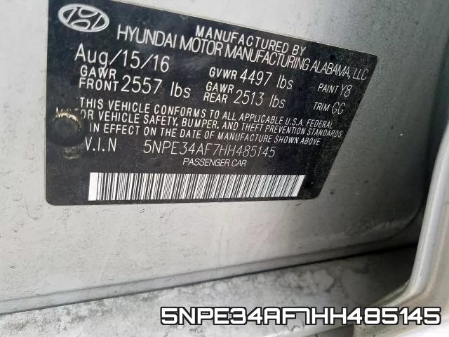 5NPE34AF7HH485145 фото 2