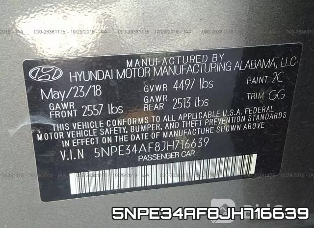 5NPE34AF8JH716639 фото 10