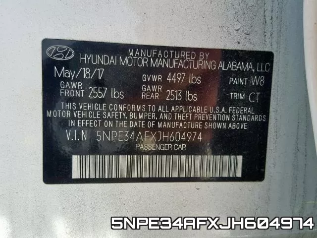 5NPE34AFXJH604974 фото 2