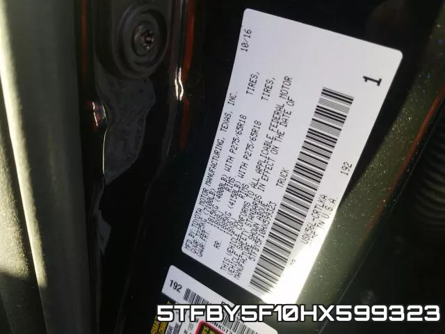 5TFBY5F10HX599323 фото 2