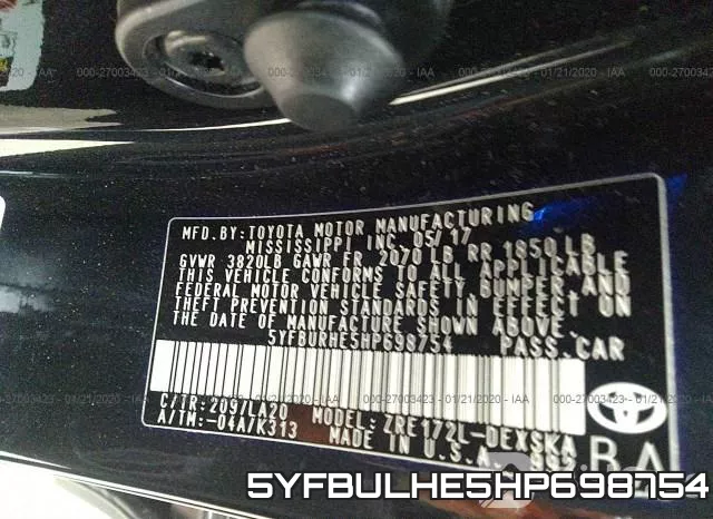 5YFBULHE5HP698754 фото 10