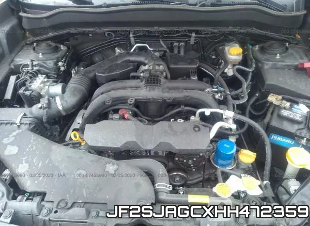 JF2SJAGCXHH472359 фото 2