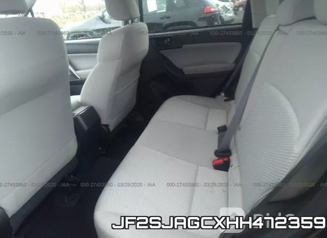 JF2SJAGCXHH472359 фото 9