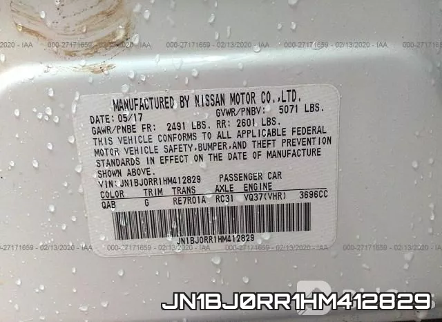JN1BJ0RR1HM412829 фото 10