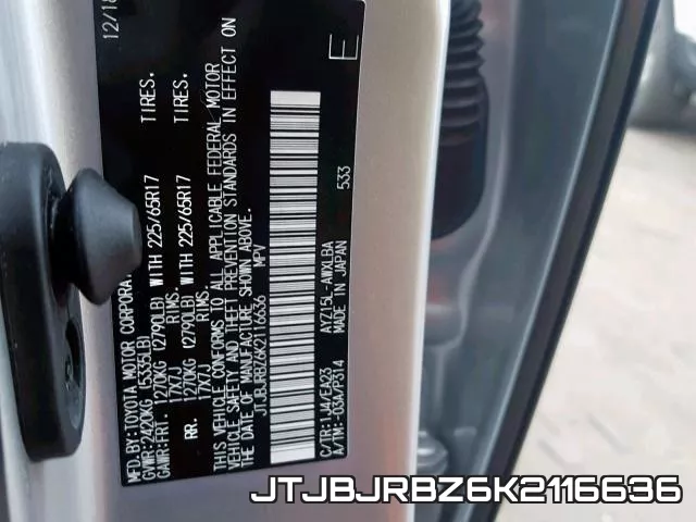 JTJBJRBZ6K2116636 фото 2