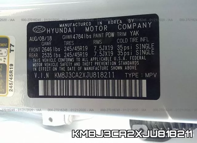 KM8J3CA2XJU818211 фото 10