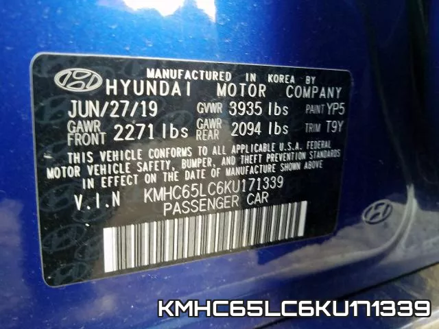 KMHC65LC6KU171339 фото 2