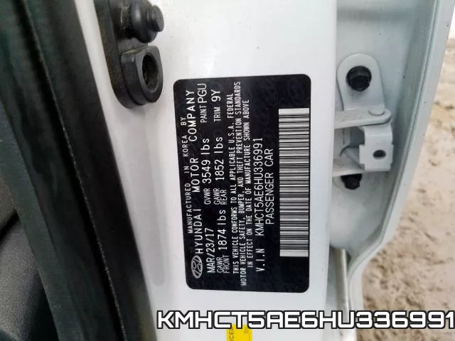 KMHCT5AE6HU336991 фото 2