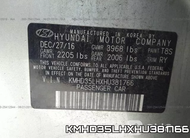 KMHD35LHXHU381766 фото 10