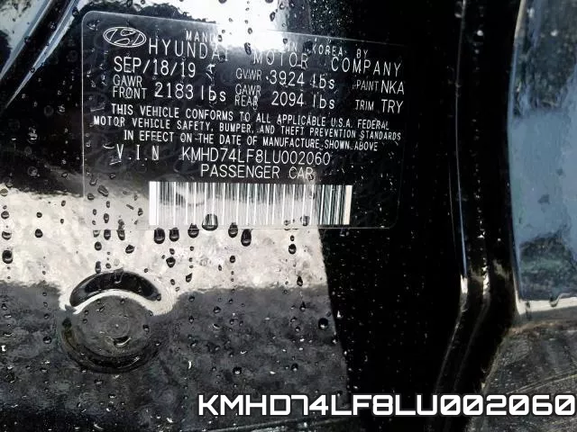 KMHD74LF8LU002060 фото 2