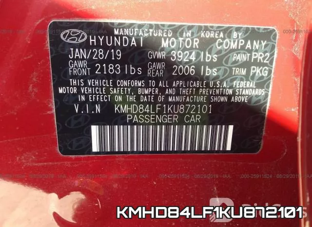 KMHD84LF1KU872101 фото 10