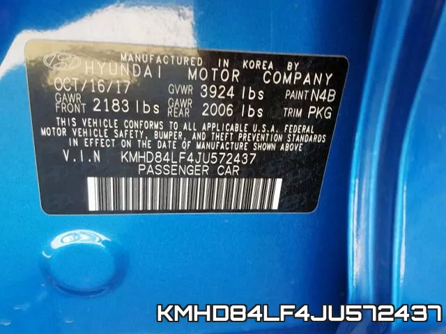 KMHD84LF4JU572437 фото 2