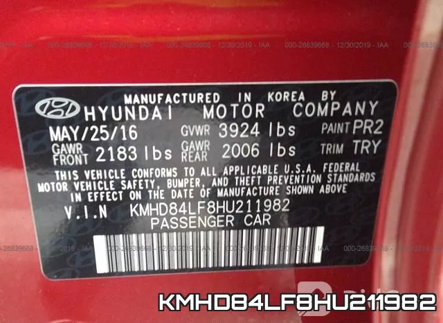 KMHD84LF8HU211982 фото 10