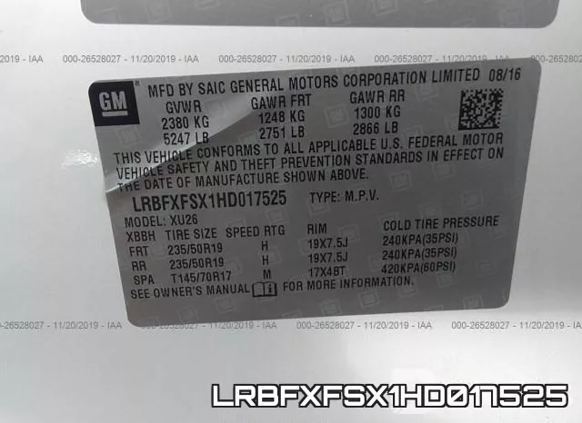 LRBFXFSX1HD017525 фото 10