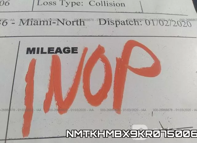 NMTKHMBX9KR075006 фото 8