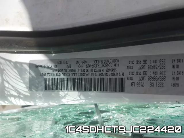 1C4SDHCT9JC224420 фото 2