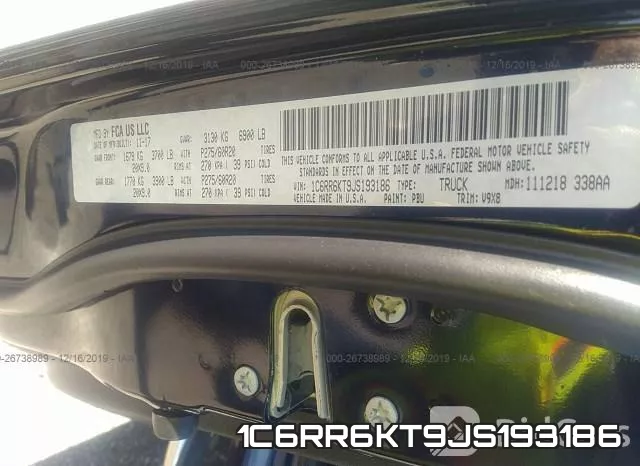 1C6RR6KT9JS193186 фото 10