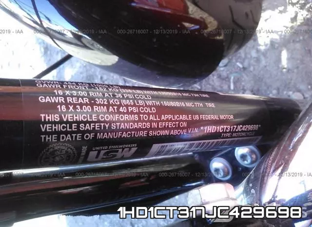1HD1CT317JC429698 фото 2