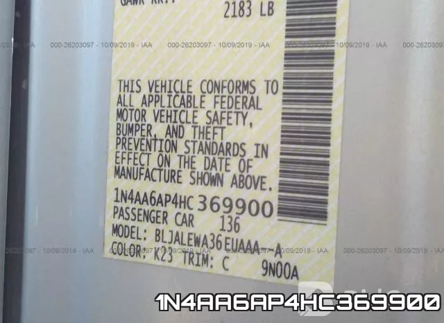 1N4AA6AP4HC369900 фото 10