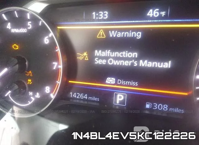 1N4BL4EV5KC122226 фото 8